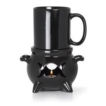 Cauldron Mug Warmer MWCB3 Alchemy Gothic Crystal Ball Holder Coffee Witch Moon - £30.53 GBP