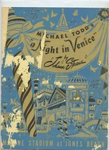 Michael Todd Presents A Night in Venice Souvenir Program Marine Stadium ... - $21.78