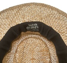Vintage Peter Grimm Headwear USC TROJANS Gambler Crown 3.5″ Brim Straw Sun Hat image 8