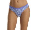 No Boundaries Women&#39;s Seamless Thong Panties Size XX-LARGE Peri Mist Zebra - $11.17