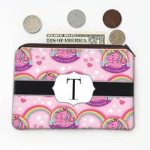 Magical Unicorn : Gift Coin Purse Baby Shower Fantasy Rainbow Pattern Girl Room  - £7.86 GBP