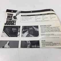 Genuine Original 1994 Bobcat You Be The Judge Brochure  - $19.99