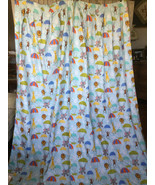 2 Children Window Curtain Panels with Rings 22.5&quot; W. × 85.5&quot; L.- Animal ... - £64.39 GBP