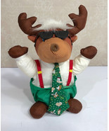 Christmas Playmotions Animated Moose Plush YMCA Parody Holidays Dancing - £11.44 GBP