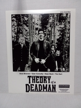 THEORY OF A DEADMAN - PROMO PICTURE - RARE - 8&quot; X 10&quot; - FREE SHIPPING - $35.00