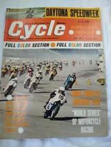 1966 Floyd Clymer&#39;s Motor Cycle magazine June issue Daytona Special Issue  - £7.11 GBP