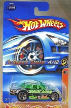 2006 Hot Wheels #114 Track Aces 4/12 X-RAYCERS STOCKAR Trans Clear wChrome 5 Sp - £5.68 GBP