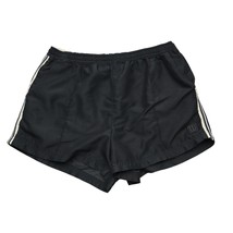 Wilson Shorts Womens M Black Athletic Elastic Waist Drawstring Stripe Pocket - £15.44 GBP