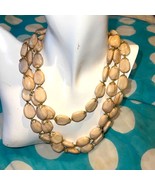 Vintage Stone Three Strand Necklace - $24.47 CAD