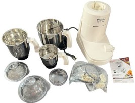 Preethi Eco Plus Mixer Grinder 110-Volt for Use in USA/Canada, White, 3-jar - £75.13 GBP