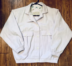 G. Pellini Bravissima Vintage 1980’s Womens S White Button Up Lined Jacket - £43.76 GBP