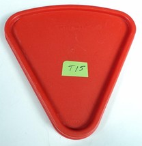 T15 Tupperware Replacement Pie Slice Wedge Container Lid - Red  - $4.99