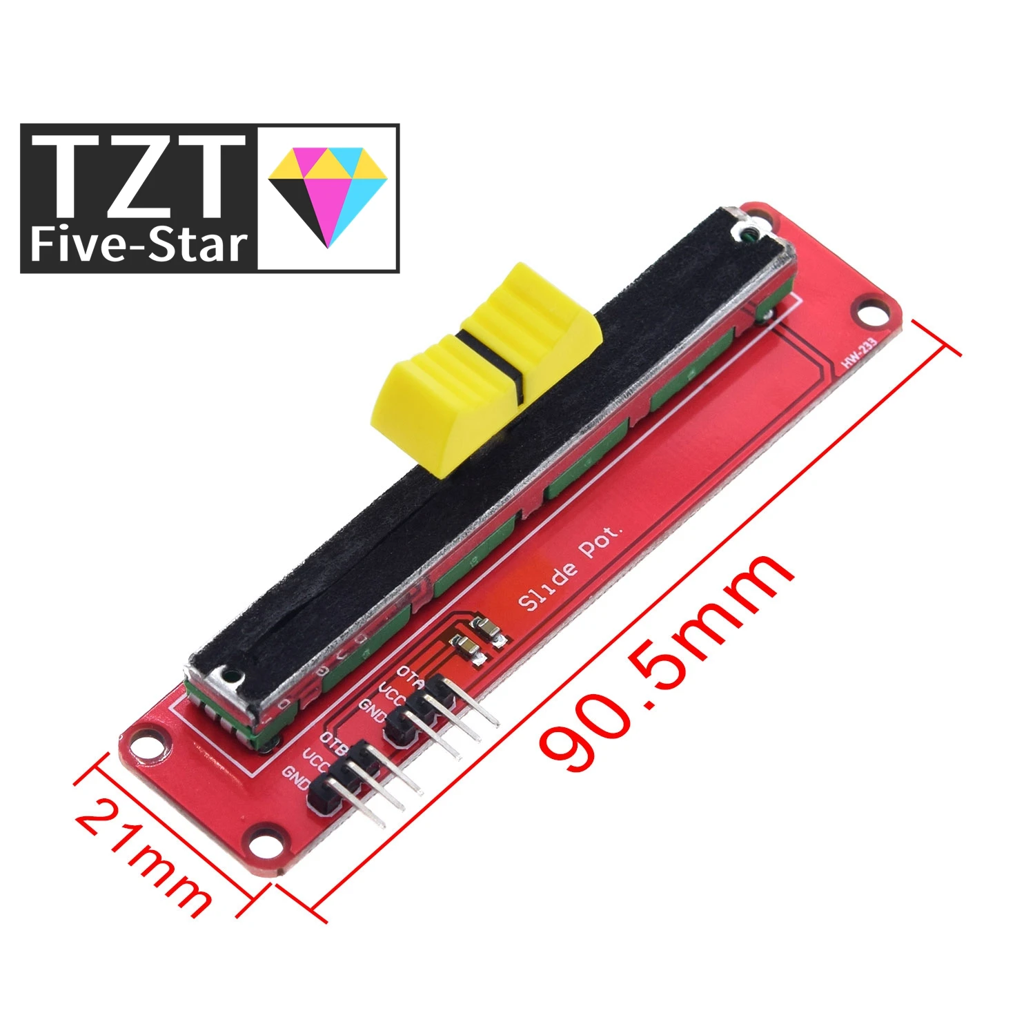 TZT   Slide Potentiometer 10K Linear Module Dual Output for Arduino AVR - £6.79 GBP