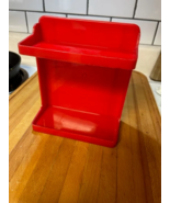 Vintage 50s RED Lustro Ware L-50 Spice Rack Shelf Plastic Cabinet Rare H... - $45.00