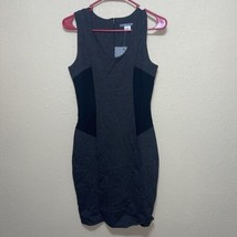 Tegan GRAY BLACK SLEEVELESS DRESS SZ 6 NEW - £63.00 GBP