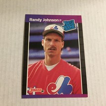 1988 Donruss Montreal Expos Hall of Famer Randy Johnson Rated Rookie Card #42 - £2.93 GBP