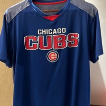 Dynasty Cubs Major League Baseball Jersey in Large Blue with Red Accent - £12.33 GBP