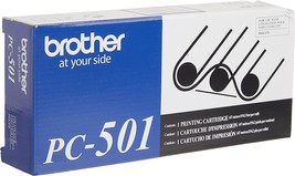 Brother Pc501 Ppf Print Cartridge, Small, Black, Retail Packaging, 150 Pages. - £25.51 GBP