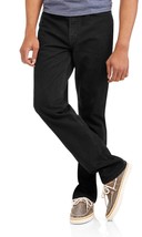 Faded Glory Men&#39;s Regular Fit Jeans 29X30 Black Classic Fit Straight Leg NEW - £19.59 GBP