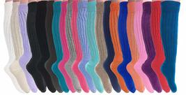 AWS/American Made Slouch Socks for Women 80s Cotton Heavy Long Boot Socks 21 PAI - £94.36 GBP