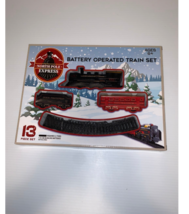 North Pole Express Battery Operated Train Set 13 pieces Ages 6+ New in Box - £17.40 GBP