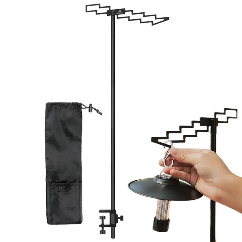 Tabletop Light Stand Collapsible Outdoor Lantern Pole Holder Multifunctional - £13.54 GBP+