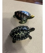 black-knobbed map plastic/Rubber Toy Sea Turtle 5” Realistic Lifelike - £14.09 GBP