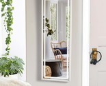 Full Length Mirrors With Lights, 42&quot; X 14&quot;, Large Mirror, Wall Mounted Door - $90.96