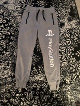 Playstation Sweat Pants Youth 16 Gray Jogger Comfort Drawstring Sweat Pa... - £13.80 GBP