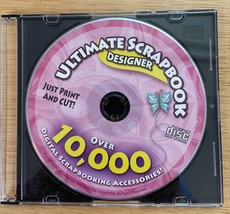 Ultimate Scrapbook Designer Just Cut and Print CD Rom Windows Jewel Case - £5.40 GBP