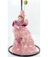Vintage Kurt Adler Victorian Doll Ornament Porcelain Christmas Decor Lac... - $272.77 MXN