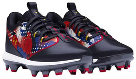 Under Armour Kids&#39; Harper 9 USA TPU Molded Baseball Cleats Navy/Gold Siz... - €34,35 EUR