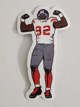Football Player Flexing #92 Multicolor Sticker Decal Great Gift Embellis... - $2.59