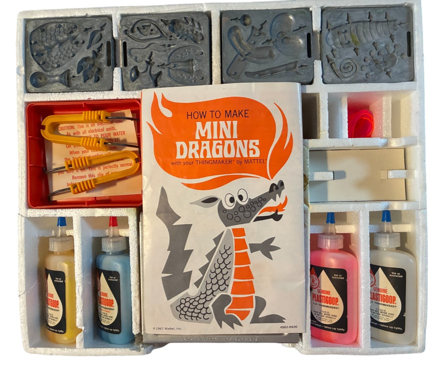 Mattel 1967 Mini Dragons Thingmaker Toy Maker No 4502 Item image 2