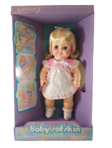 Vintage Baby Sofskin Drink And Wet Baby Doll Toy w/ Sleeping Eyes Horseman Read! - £39.18 GBP