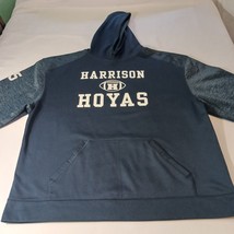 Badger Sport HARRISON HOYAS Men's Blue Drawstring Pullover Hoodie Sweatshirt XL image 8