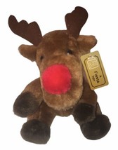 Fiesta Concession Corp. Rudolph The Red Nose Reindeer 1980’s-1990’s 6” Plush - £7.38 GBP