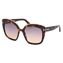 TOM FORD FT0944 55B Vintage Dark Havana With Rose Gold/Gradient Smoke/Lilac A... - £137.40 GBP