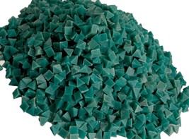 1 LB RESIN TUMBLING MEDIA RUST CUTTING ABRASIVE TUMBLER GREEN 1/4&quot; PYRAM... - £6.21 GBP