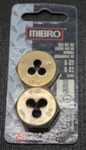 MIBRO Steel Hex Dies 6-32 and 8-32 NC Machine Screw (bn) - £4.00 GBP
