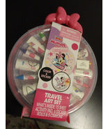 Disney Junior Minnie Mouse Travel Art Set Sheet Activity Pad Sticker Rol... - $22.55 CAD