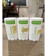 NEW 3Pk Native Deodorant Cucumber &amp; Mint 2.65oz Paraben Free Aluminum Free - €19,53 EUR