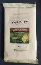 Yardley London 18 Large(12”x8”) Disposable Washcloths W/Aloe,Chamomile&amp;V... - $9.25