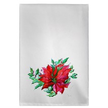 Betsy Drake Poinsettia Guest Towel - £27.68 GBP