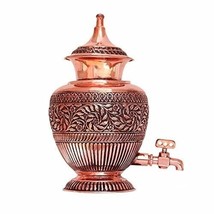 Copper Water Dispenser 8 Liters antique with faucet - £296.55 GBP