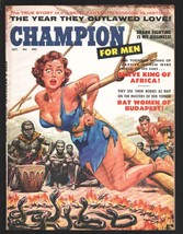 Champion For Men 10/1959-Vic Prezio-Clarence Doore-Striking bondage cover-Spi... - £286.76 GBP
