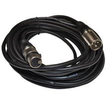 25ft 3-pin XLR M to XLR F Cable for MXL 770 Cardioid, 990 Condenser Microphones - £26.37 GBP