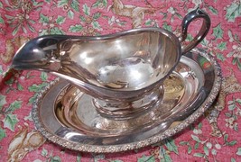 Academy Silver-Plate Creamer and Tray #304, Used but Nice, Perfect for Holidays - £34.59 GBP