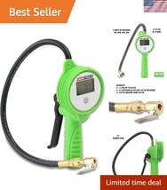 Durable Digital Tire Inflator - Backlit LCD, 21-Inch Hose, Low Battery I... - $1,877.35 MXN