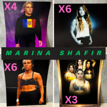 Marina Shafir UNSIGNED 8x10 Lot (19) Wrestling WWE TNA AEW WCW INVICTA - $29.02